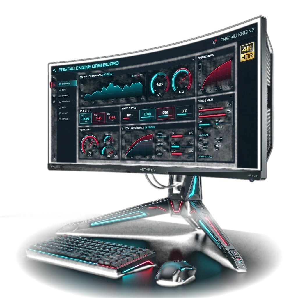 Moniteur Gamer Extrême FAST4U — Fast4u Engine en Action